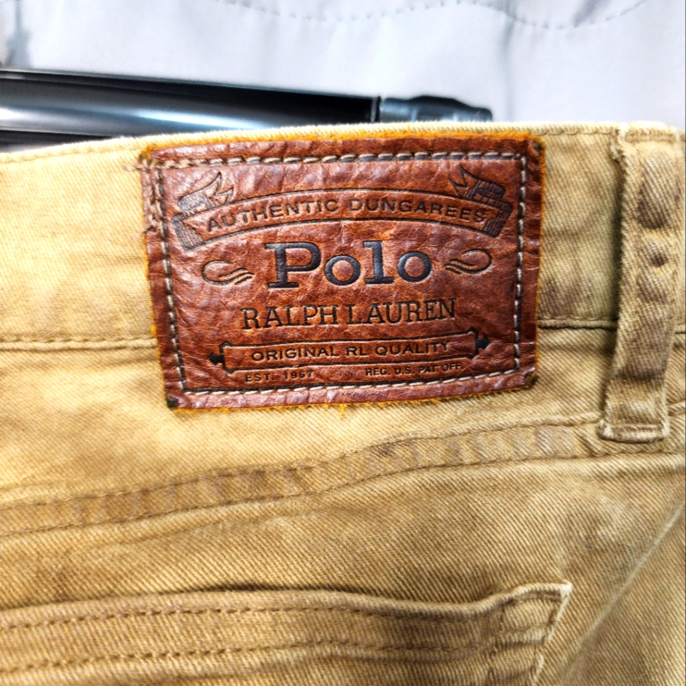 Authentic Dungarees Polo Ralph Lauren Women's Tan Jeans